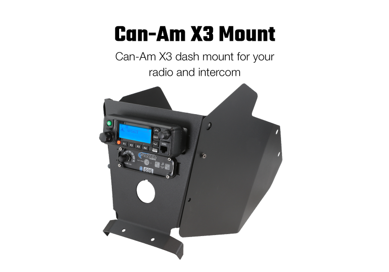 Complete UTV Kit for Can-Am X3 with Dash Mount