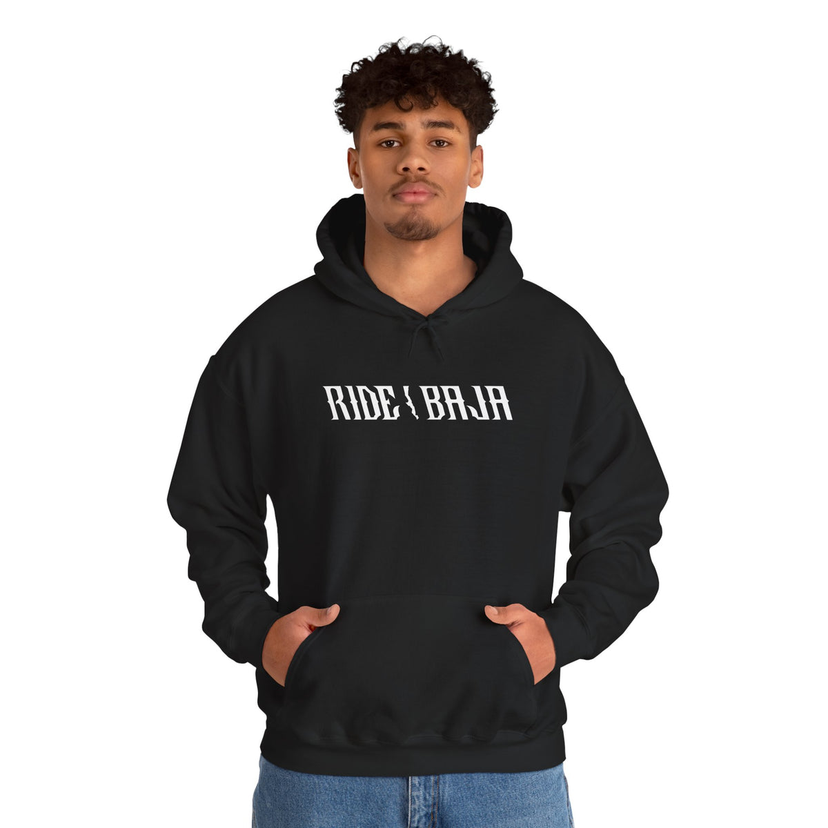 Ride Baja Hoodie — Vintage Off‑Road Motorcycle Pullover