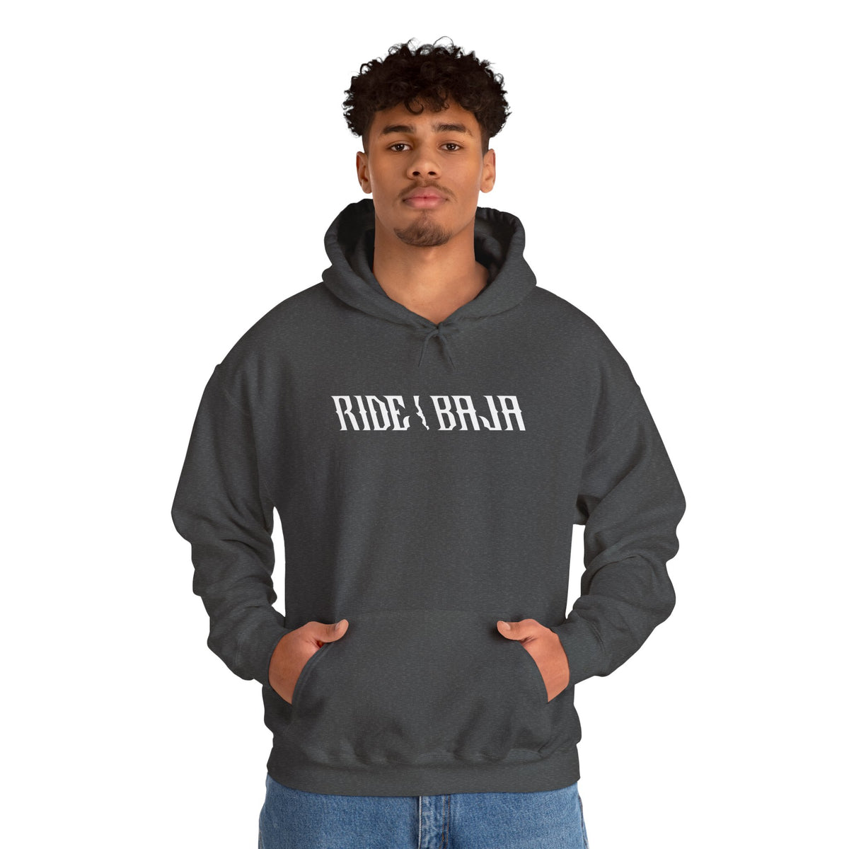 Ride Baja Hoodie — Vintage Off‑Road Motorcycle Pullover