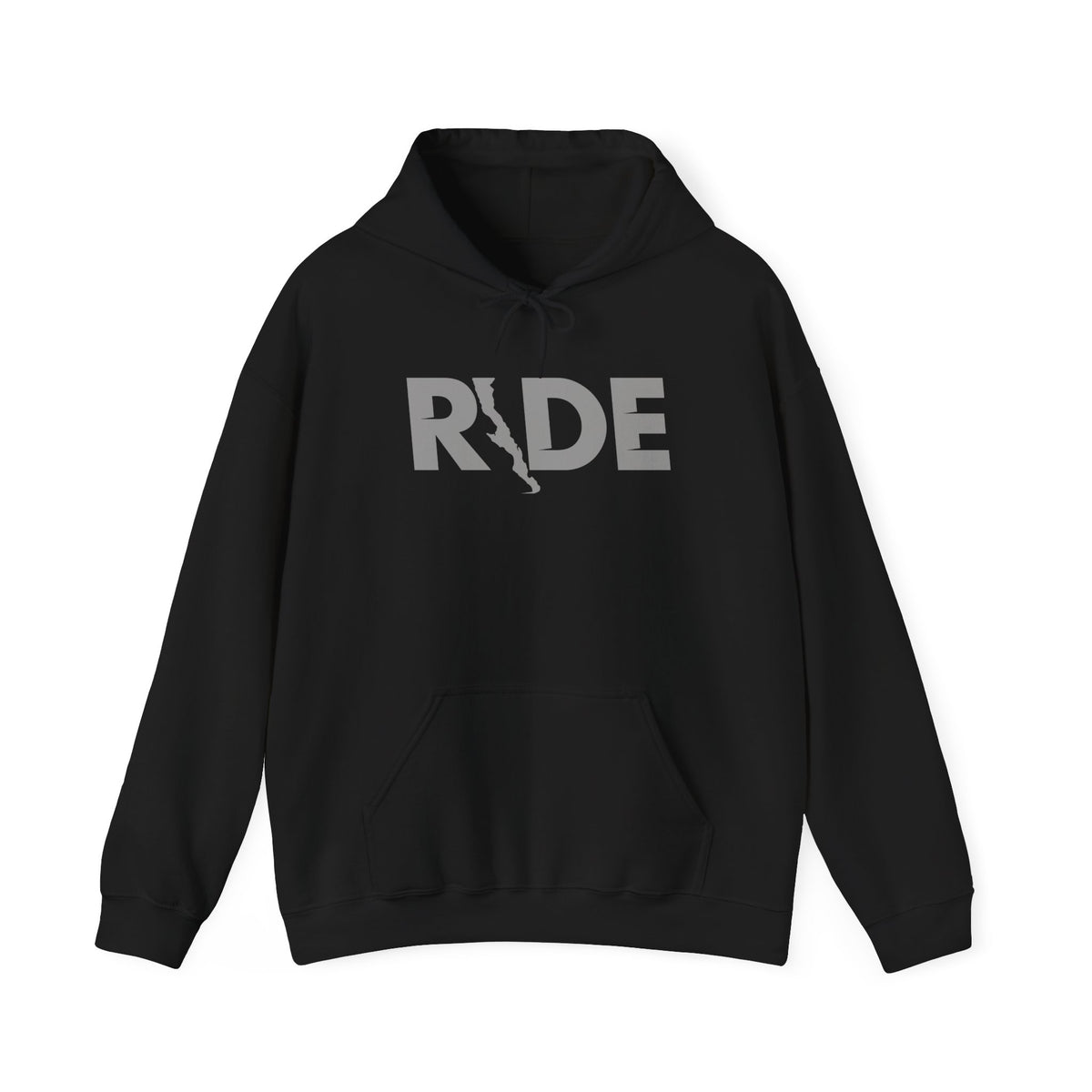 "RIDE" Baja V1 Hoodie - Gray Print
