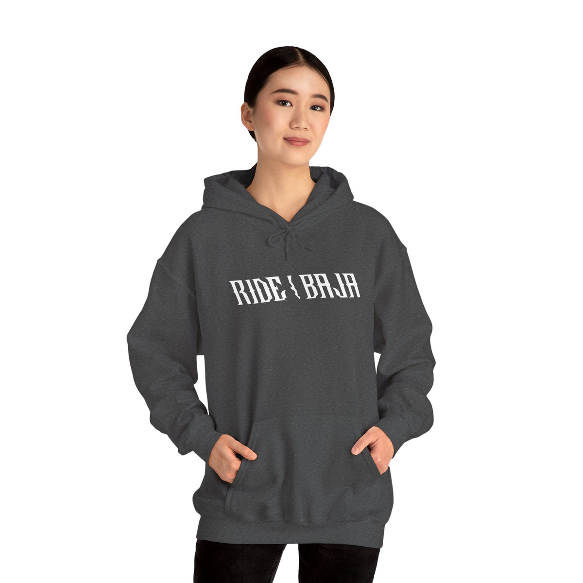 Ride Baja Hoodie — Vintage Off‑Road Motorcycle Pullover
