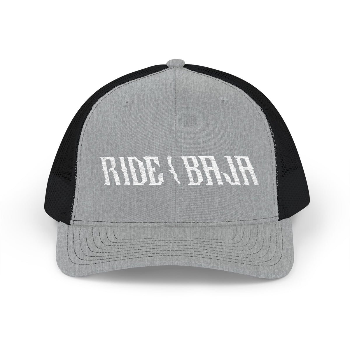 Ride Baja Trucker Cap - Mesh Snapback Hat for Motorcycle & Adventure Fans