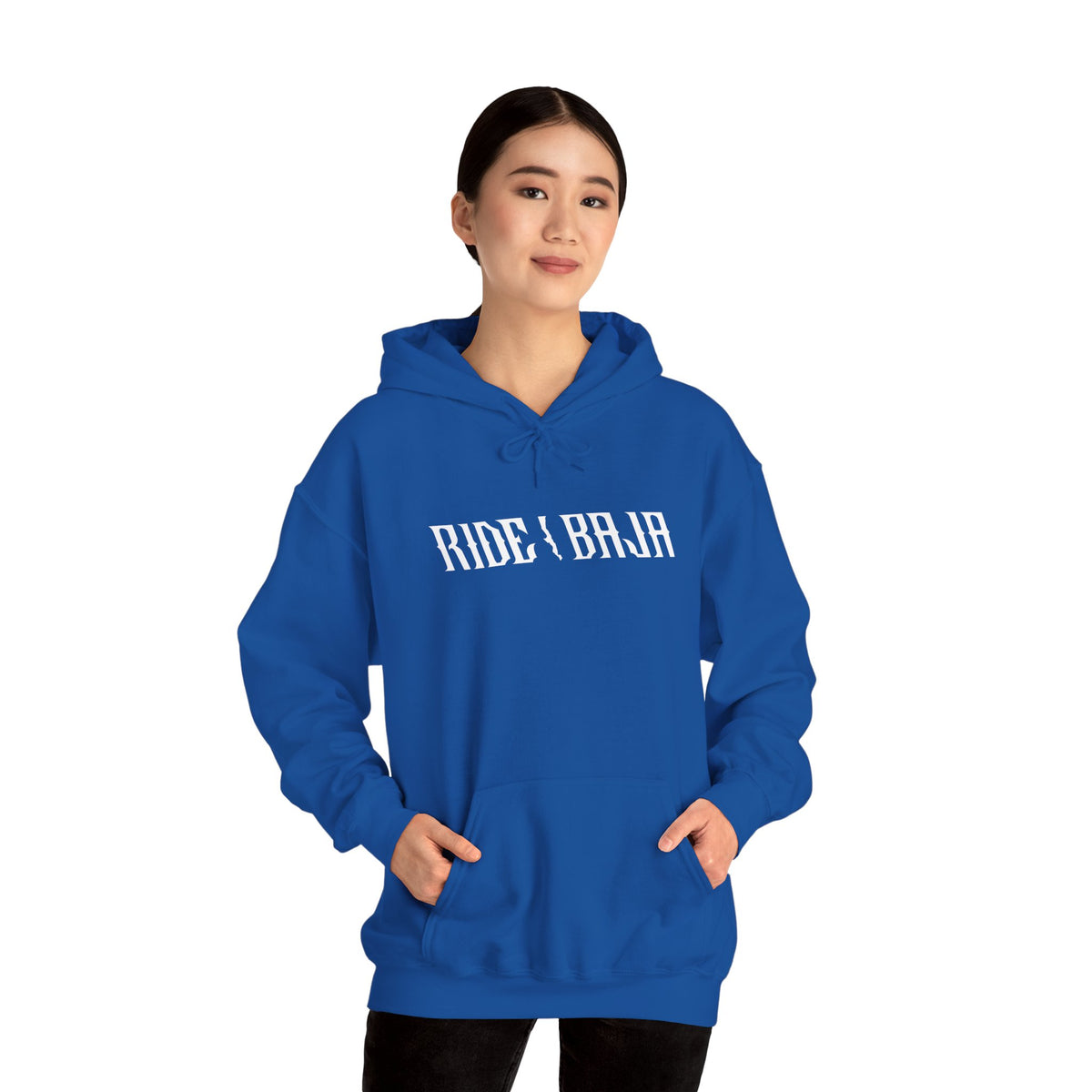 Ride Baja Hoodie — Vintage Off‑Road Motorcycle Pullover