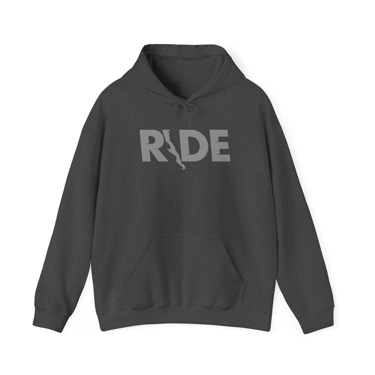 "RIDE" Baja V1 Hoodie - Gray Print