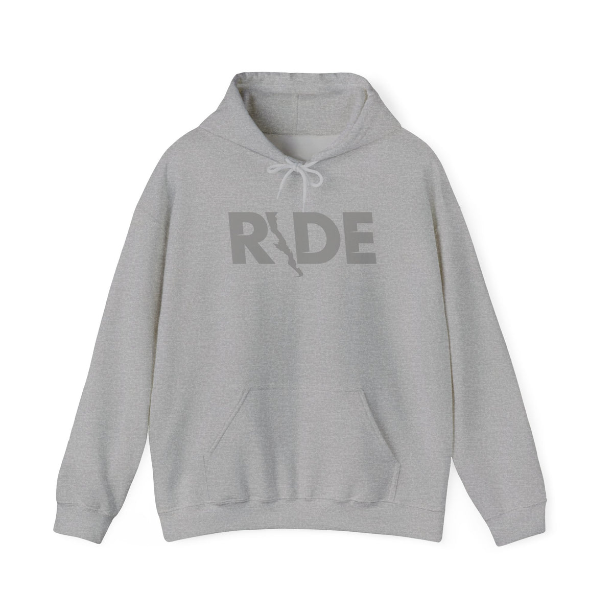 "RIDE" Baja V1 Hoodie - Gray Print