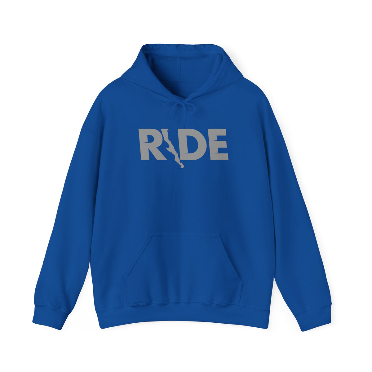 "RIDE" Baja V1 Hoodie - Gray Print