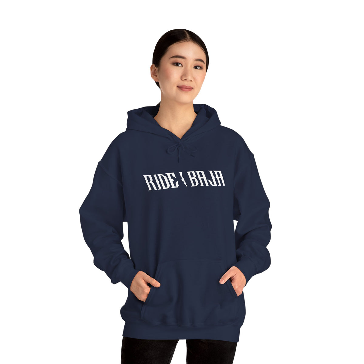 Ride Baja Hoodie — Vintage Off‑Road Motorcycle Pullover