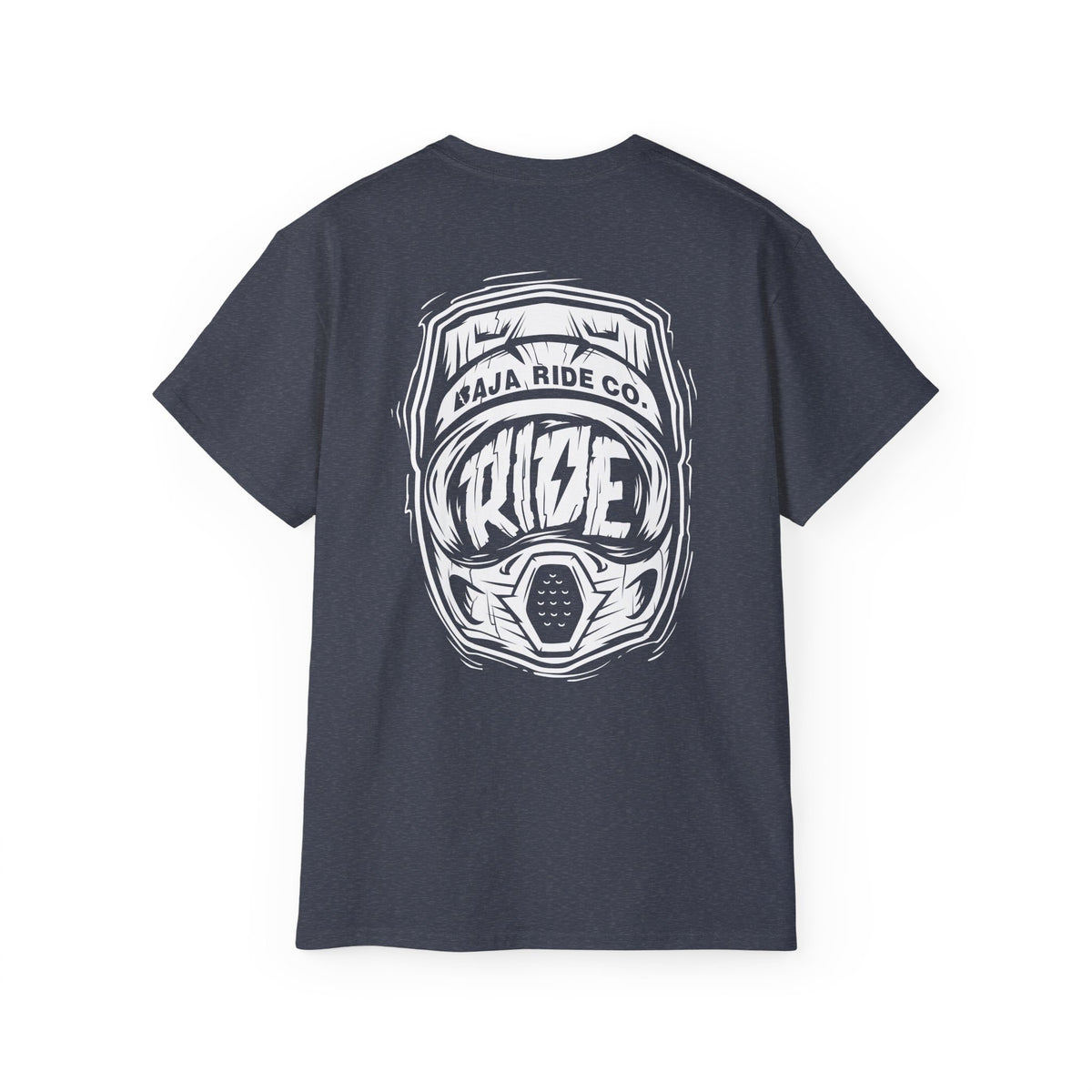 Baja Ride Co. Helmet Graphic Tee — Off‑Road Motorcycle Shirt