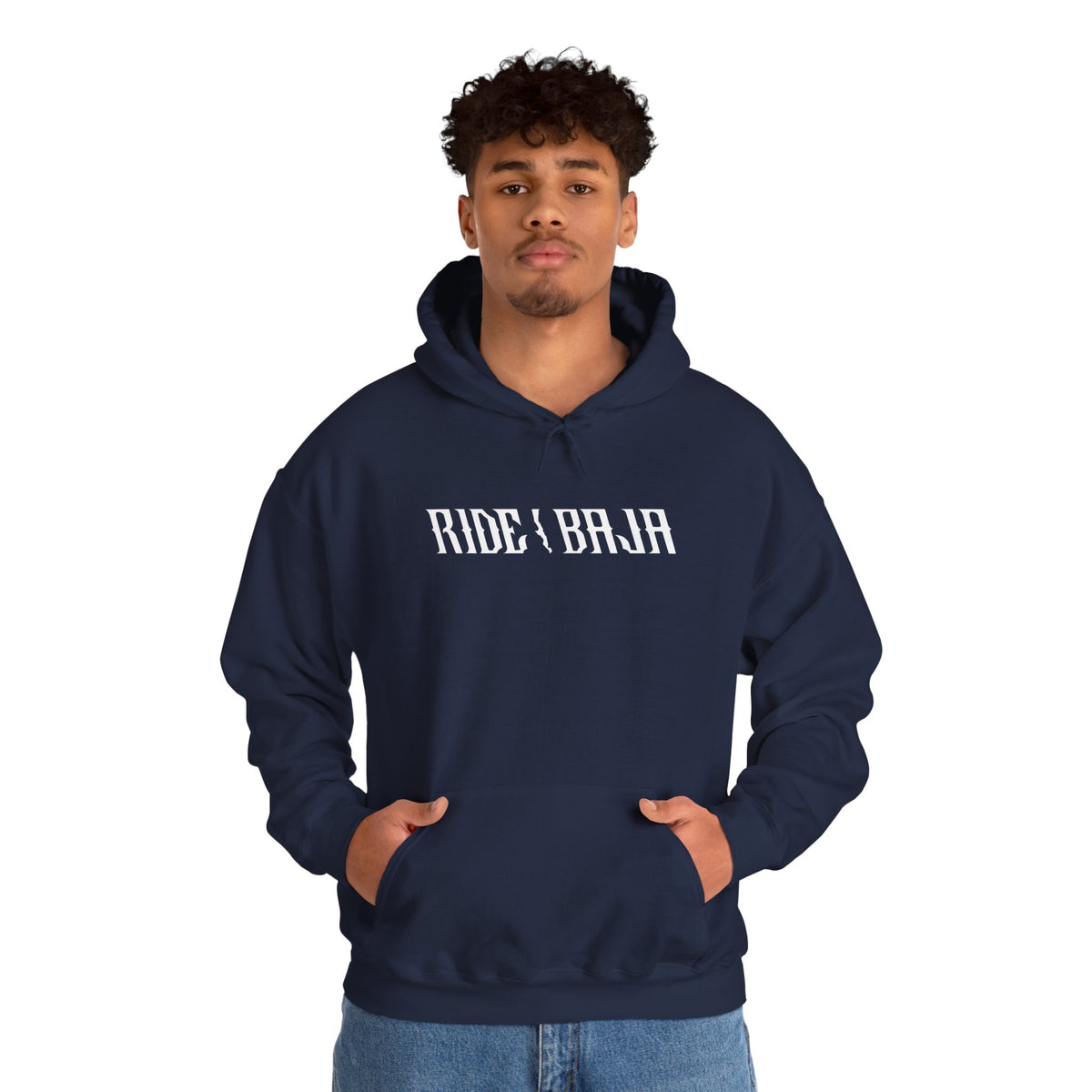 Ride Baja Hoodie — Vintage Off‑Road Motorcycle Pullover