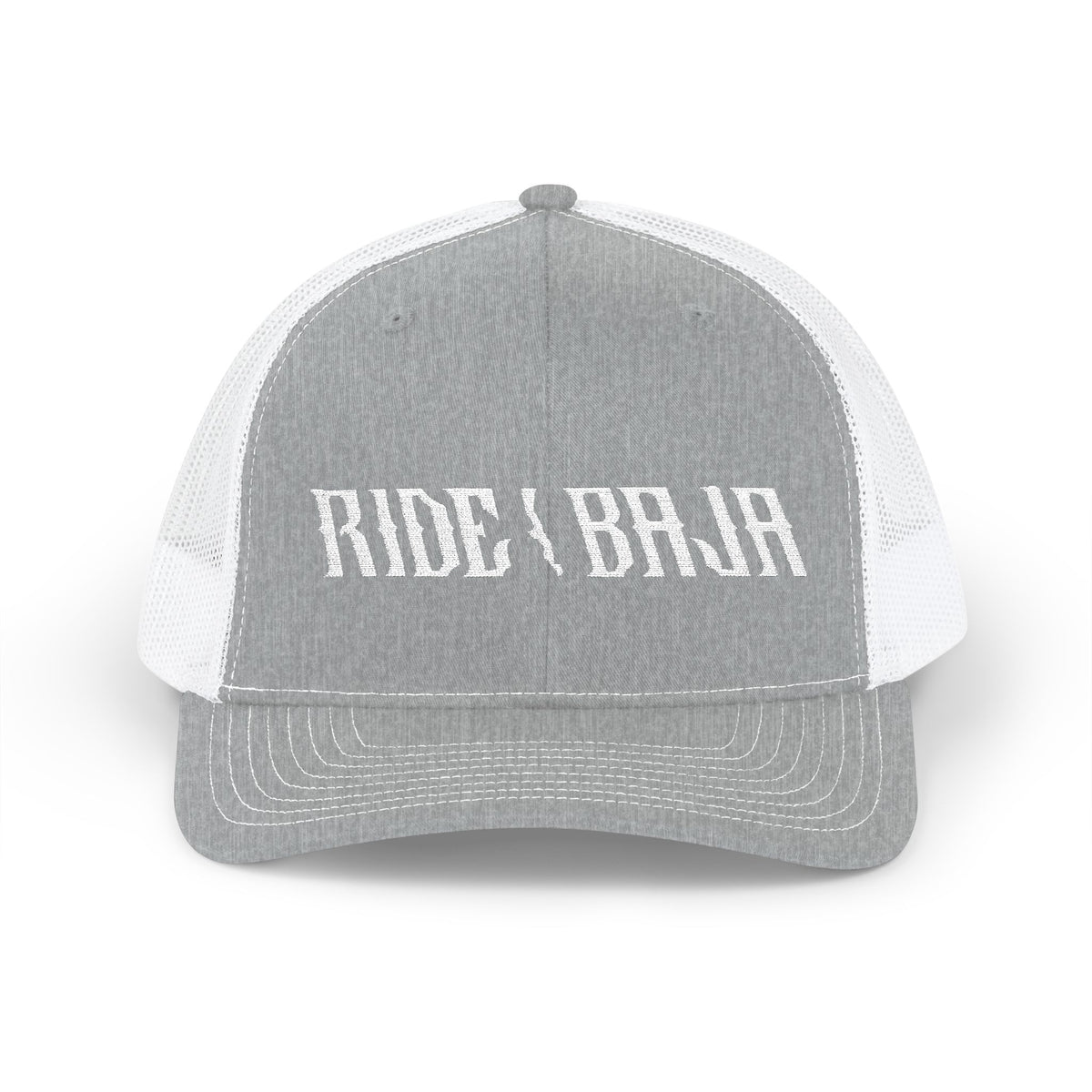 Ride Baja Trucker Cap - Mesh Snapback Hat for Motorcycle & Adventure Fans