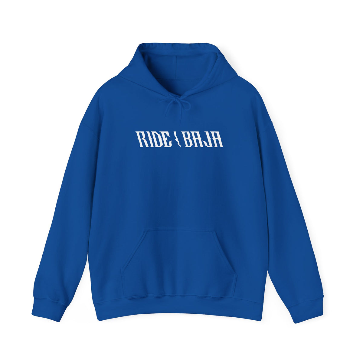 Ride Baja Hoodie — Vintage Off‑Road Motorcycle Pullover