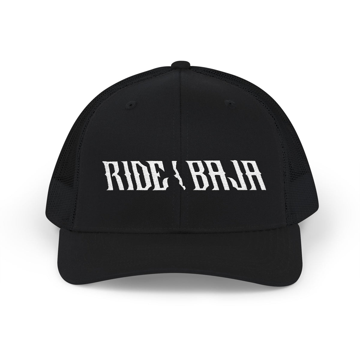 Ride Baja Trucker Cap - Mesh Snapback Hat for Motorcycle & Adventure Fans