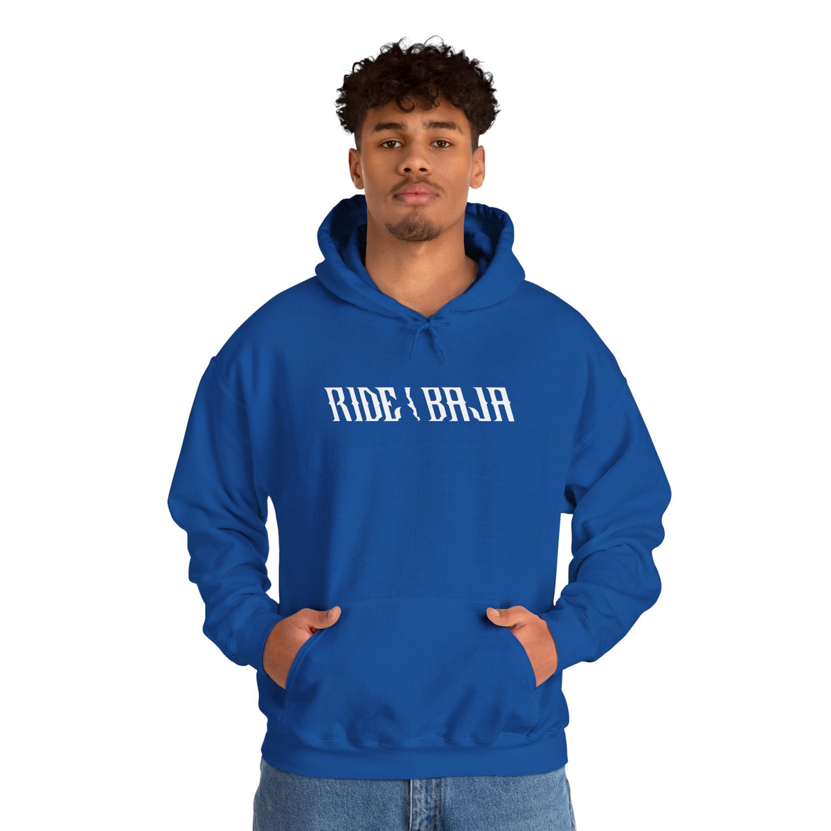 Ride Baja Hoodie — Vintage Off‑Road Motorcycle Pullover