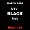 Black Ride UTV March 2024