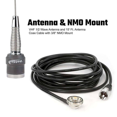 696 PLUS REMOTE HEAD Complete Master Communication Kit with Intercom and 2-Way Radio