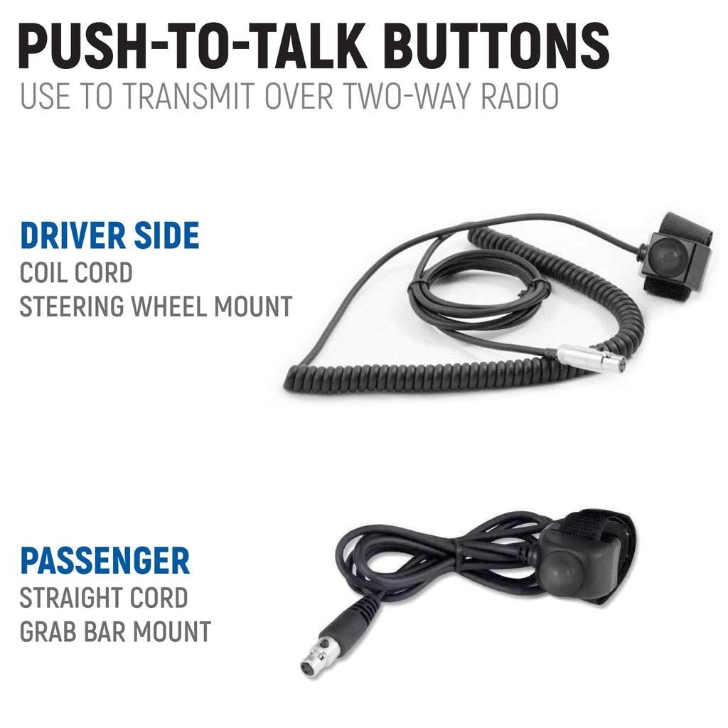 Rugged Radios Can-Am Commander and Maverick Complete Communication Kit with Intercom and 2-Way Radio - Glove Box Mount