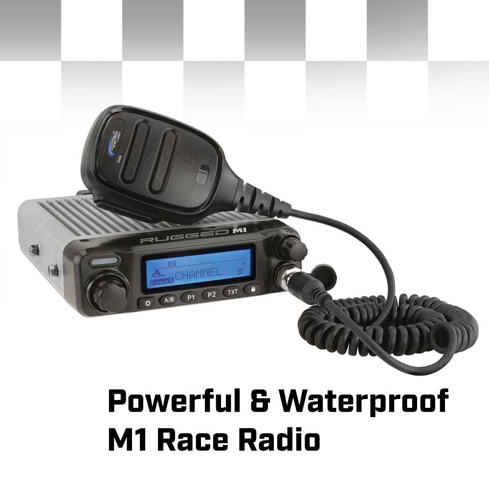 Offroad Race Kit - Complete RACE SERIES Communication Kit with M1 RACE SERIES Radio and 6100 RACE SERIES Intercom