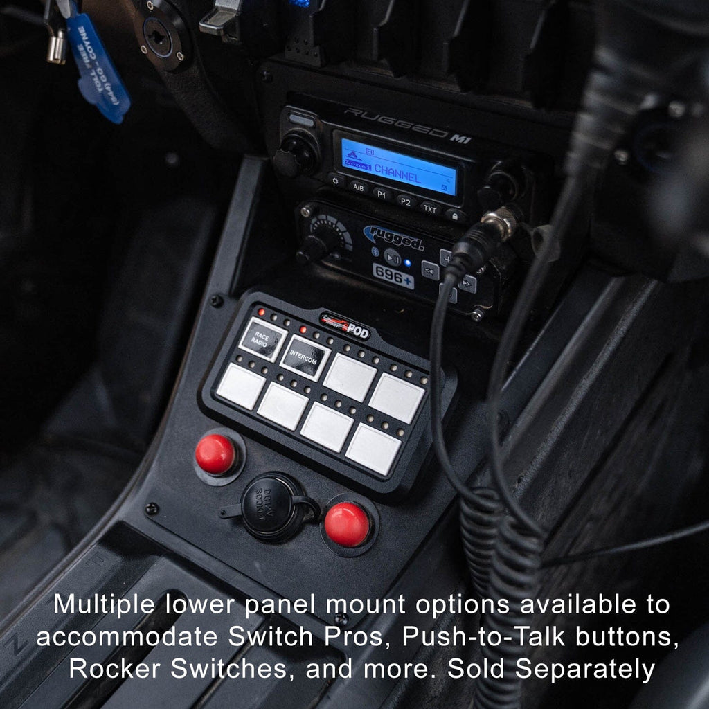 Rugged Radios Polaris RZR PRO XP - Turbo R - Pro R - Complete Communication Kit with Intercom and 2-Way Radio