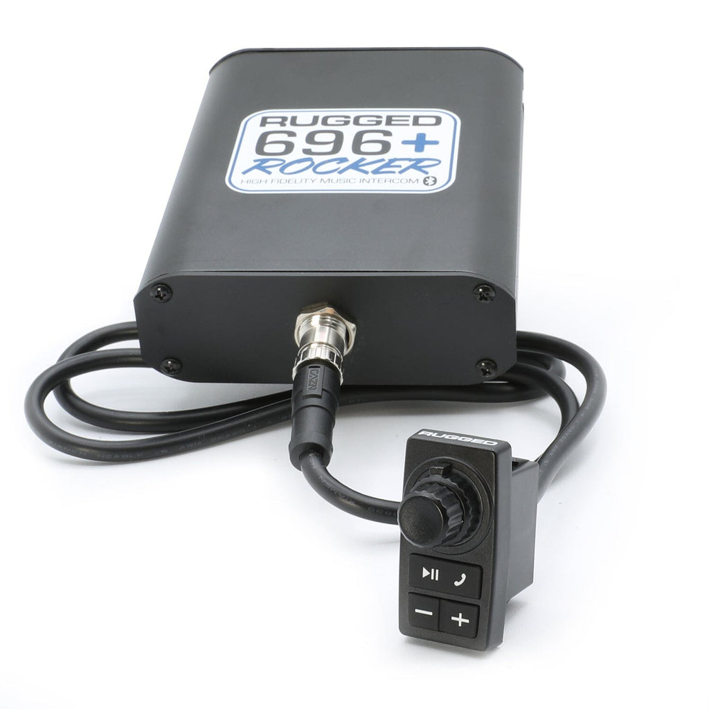 Rugged Radios Polaris RZR XP Complete Communication Kit with Rocker Switch Intercom and 2-Way Radio