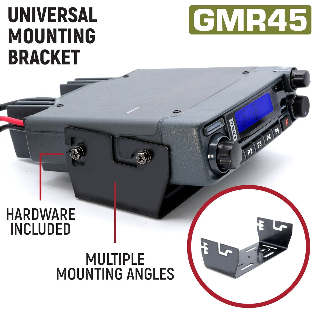 Radio Kit Lite - GMR45 GMRS Band Mobile Radio with Stealth Antenna