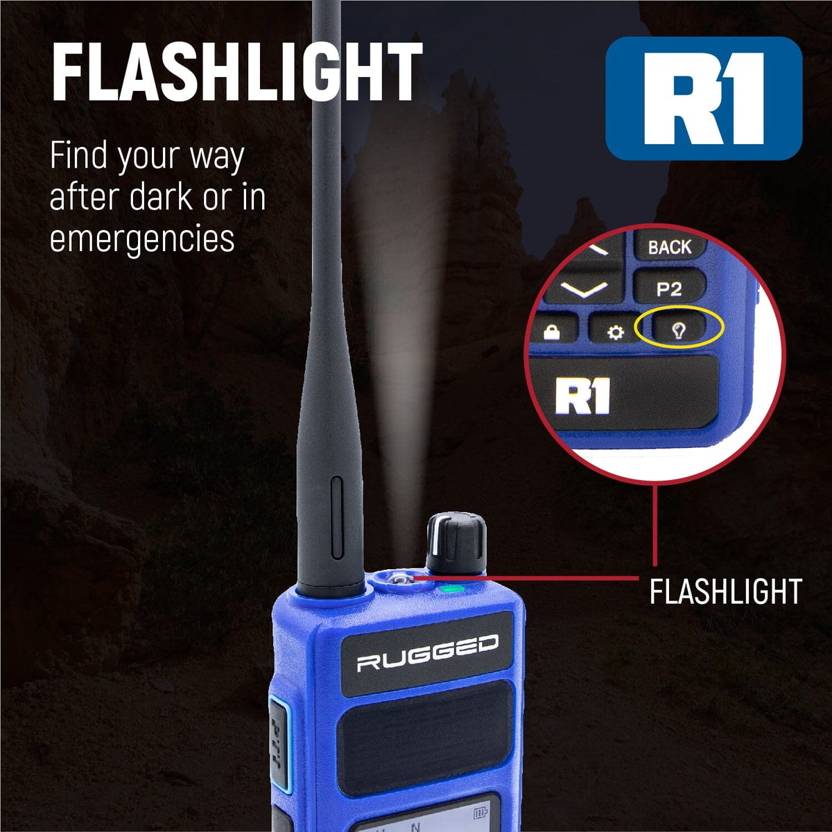 Ready Pack - With Rugged R1 Handheld Radios - Digital and Analog Business Band