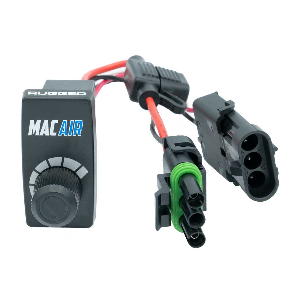 Rocker Switch Variable Speed Controller (VSC) for MAC Helmet Air Pumper - Complete Switch &amp; Wiring Harness