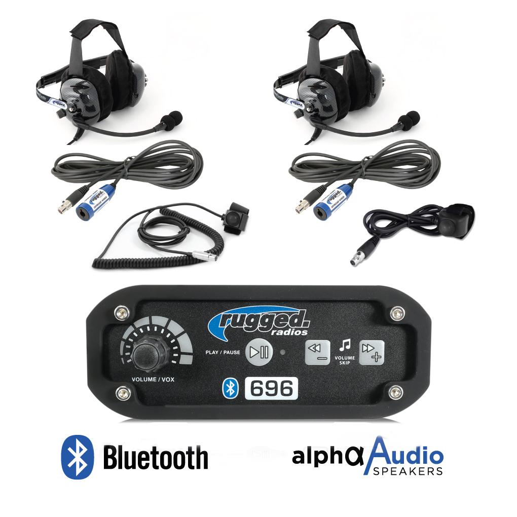 696 2 Place Intercom System With BTH Ultimate Headsets &amp; PTTs