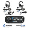 696 2 Place Intercom System With Alpha Bass Headsets & PTTs
