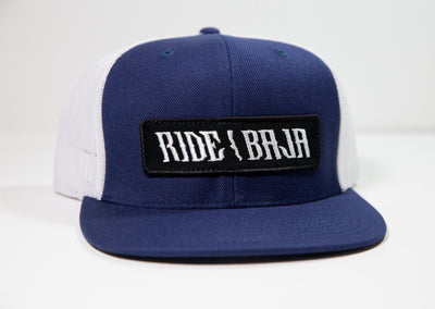 RIDE BAJA Blue/ White mesh hat