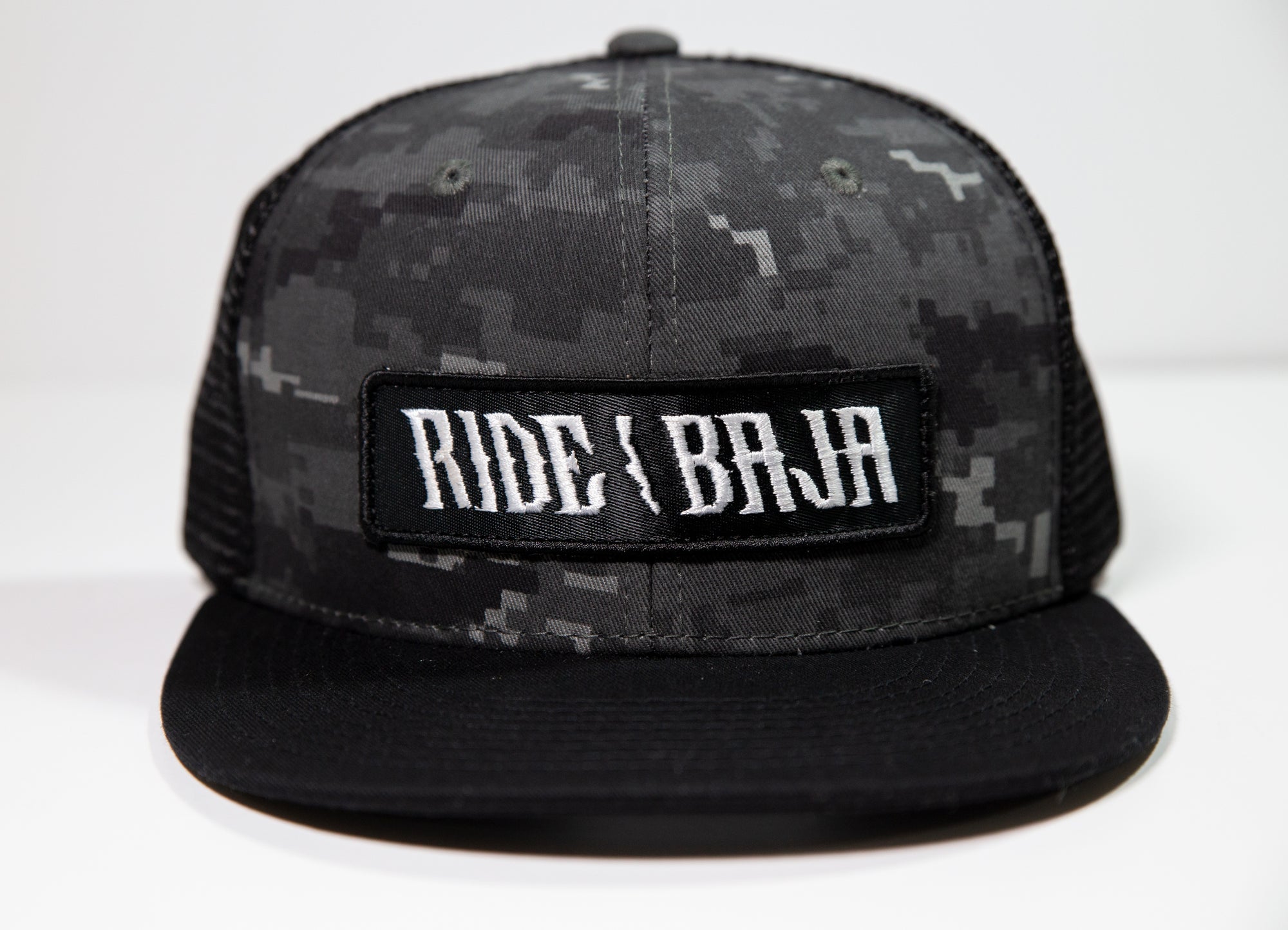Ride Baja Patch Hat- Gray Digital Camo