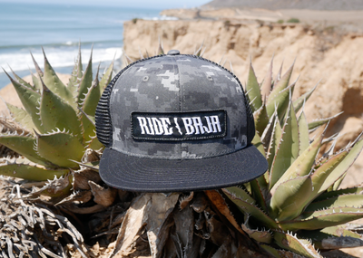 Classic Ride Baja Patch Hat - Gray Digital Camo