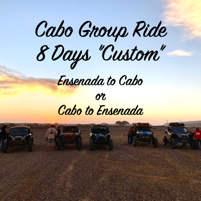 Custom Cabo group ride baja utv