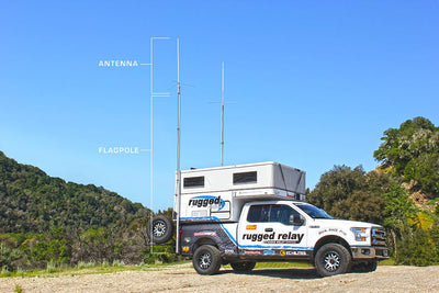 Digital Mobile Radio With Fiberglass Antenna Base Kit